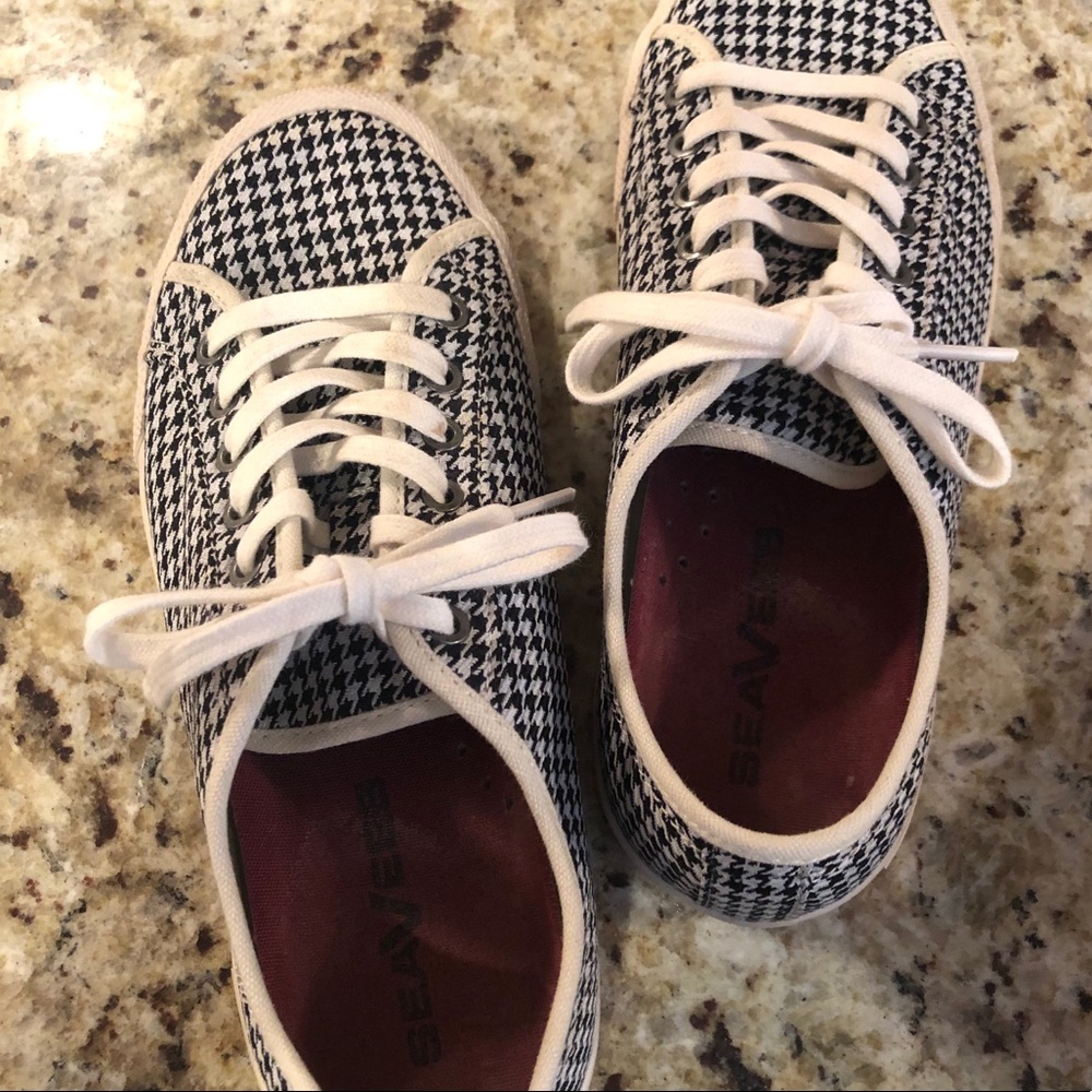 SeaVees Monterey Navy/White Houndstooth Sneaker